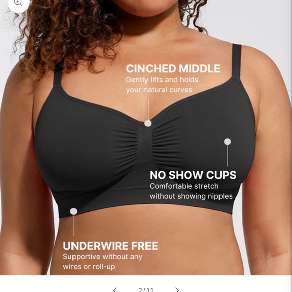 Savosy SoftSculpt Daily Wireless bra- XL and M Sienna BRAND NEW UNWORN - Picture 4 of 6